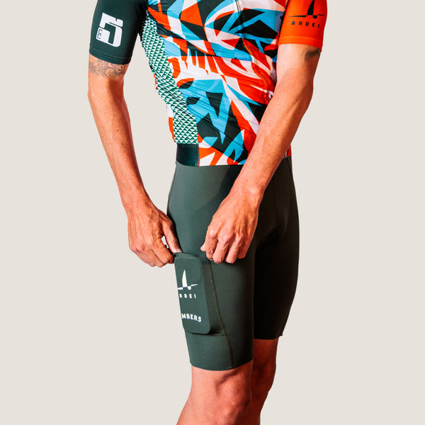 Floragami 4-Pocket Cargo Cycling Bib Shorts